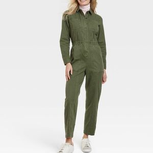 Olive green jumpsuit